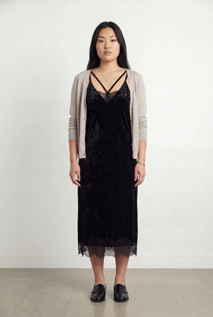 Robe Nuisette Noire - Taille L/40 de la marque Comptoir des Cotonniers | PARAD119206 - Vendu par Paradigme - Image 1