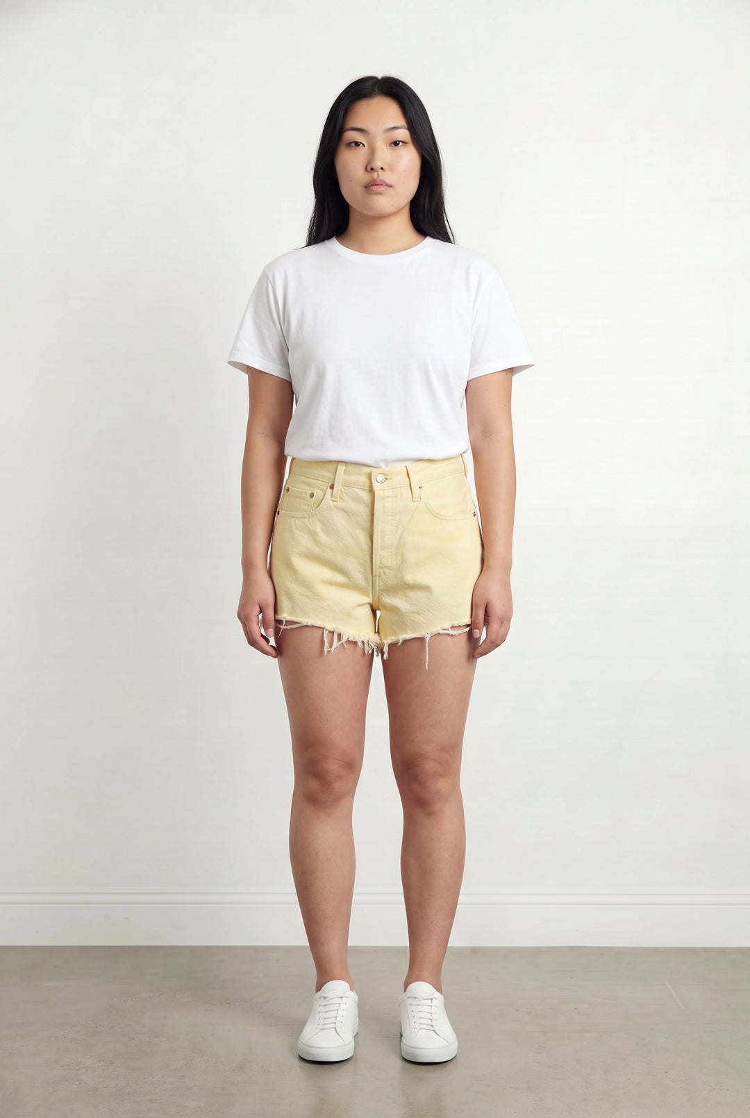 Short en Jean Jaune - Taille L/40 de la marque Levi&