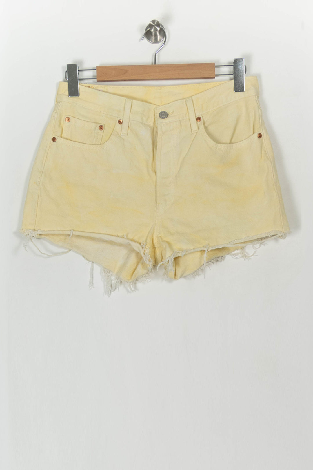 Short en Jean Jaune - Taille L/40 de la marque Levi&