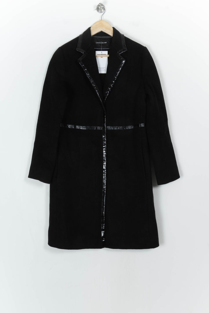 Manteau Noir - Taille M/38 de la marque Longchamp | PARAD119210 - Vendu par Paradigme - Image 2