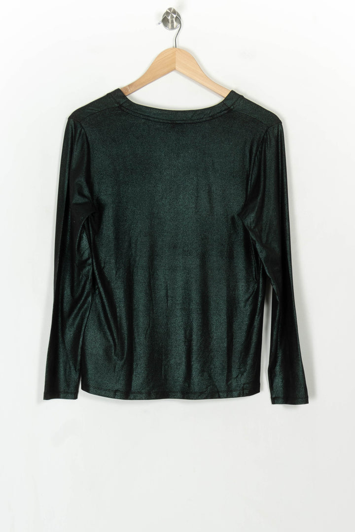 Blouse Verte - Taille XL/42 de la marque Indies | PARAD119211 - Vendu par Paradigme - Image 5