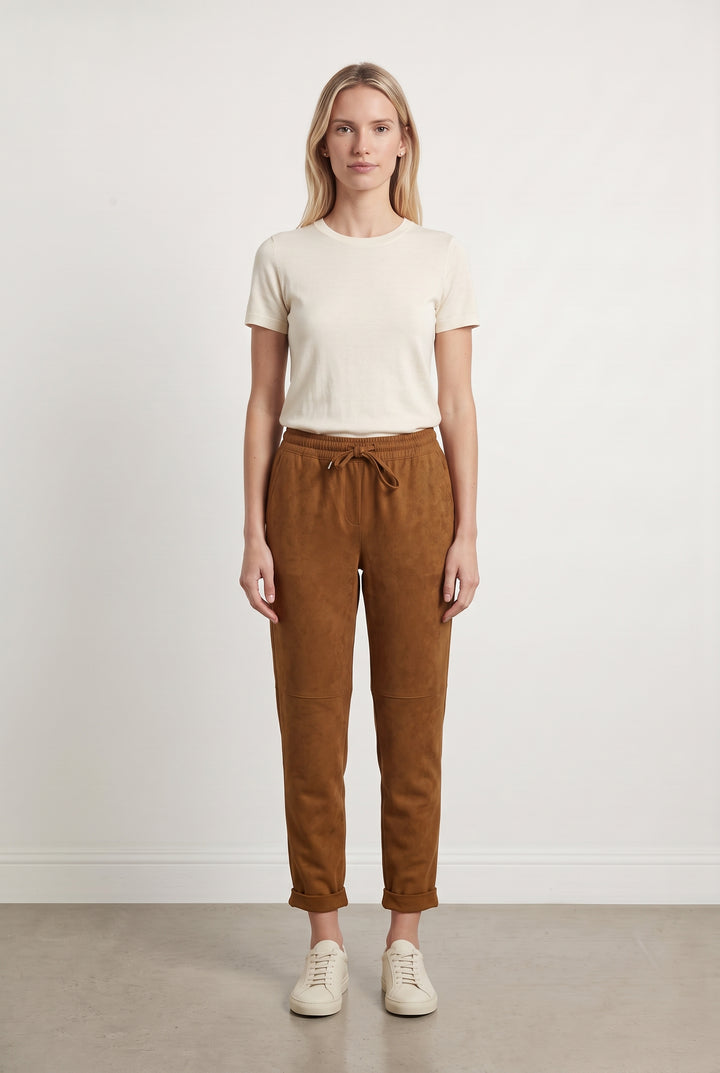 Pantalon Marron - Taille M/38 de la marque Indies | PARAD119212 - Vendu par Paradigme - Image 1