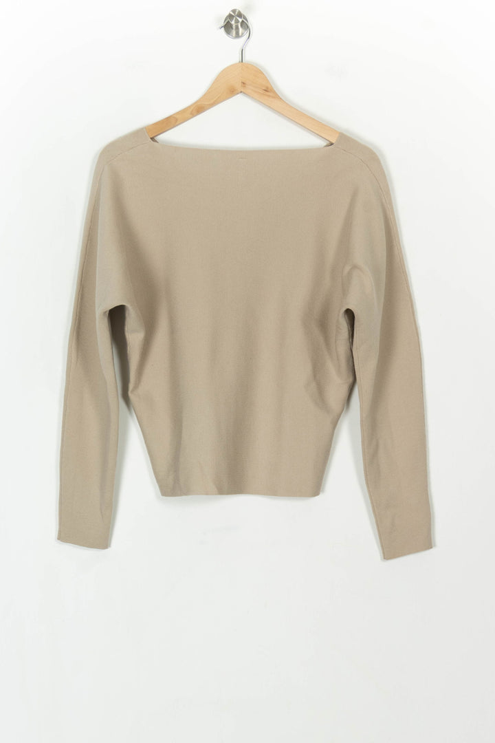 Pull Beige - Taille M/38 de la marque Indies | PARAD119214 - Vendu par Paradigme - Image 5