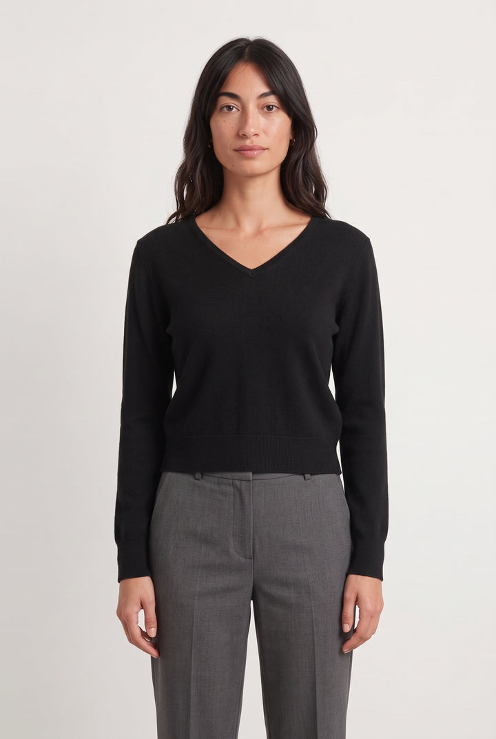 Pull Noir - Taille M/38 de la marque Indies | PARAD119215 - Vendu par Paradigme - Image 1