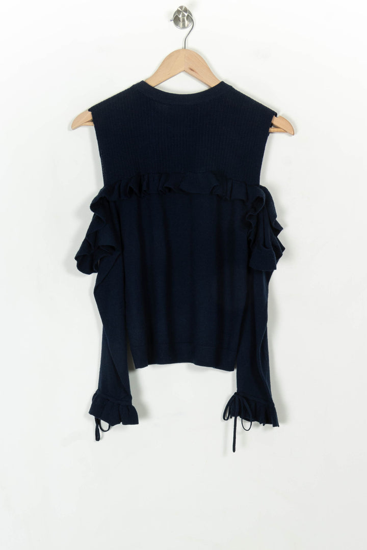 Pull Bleu - Taille XS/34 de la marque The Kooples | PARAD119218 - Vendu par Paradigme - Image 5