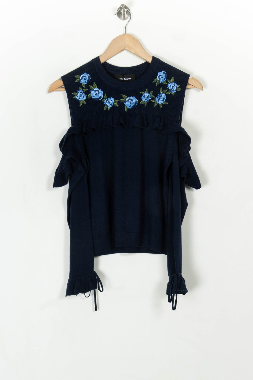 Pull Bleu - Taille XS/34 de la marque The Kooples | PARAD119218 - Vendu par Paradigme - Image 2