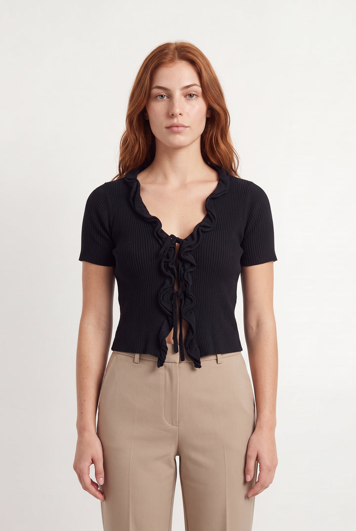 Cardigan Bleu - Taille S/36 de la marque Rouje | PARAD119220 - Vendu par Paradigme - Image 1