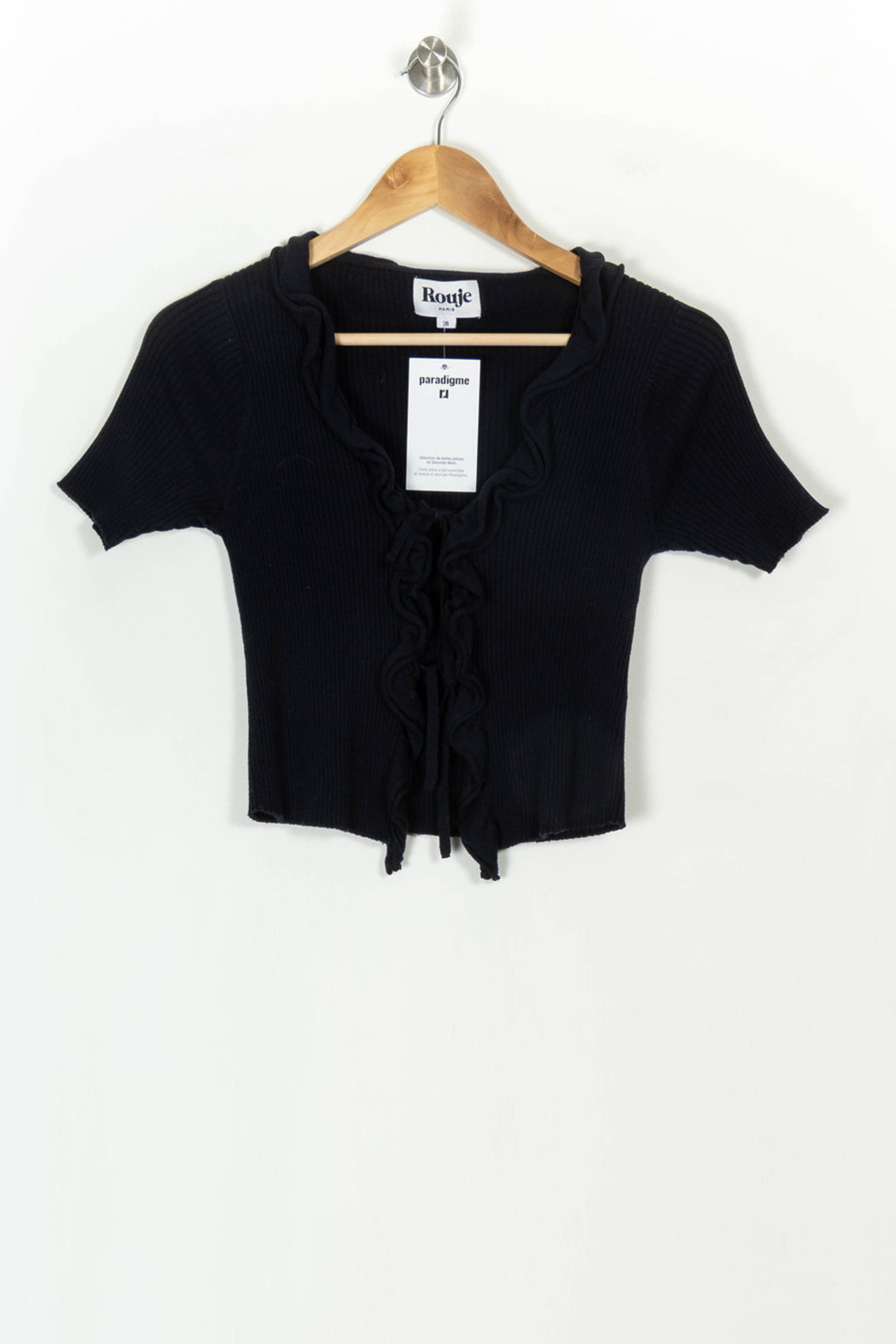 Cardigan Bleu - Taille S/36 de la marque Rouje | PARAD119220 - Vendu par Paradigme - Image 2