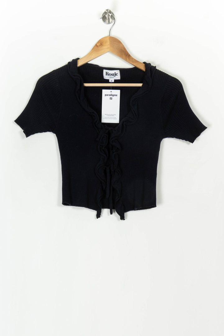 Cardigan Bleu - Taille S/36 de la marque Rouje | PARAD119220 - Vendu par Paradigme - Image 2