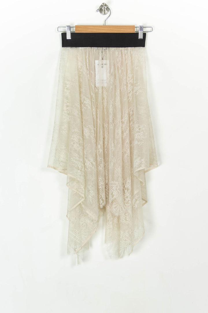 Jupe Asymétrique Beige - Taille S/36 de la marque Maje | PARAD119222 - Vendu par Paradigme - Image 2