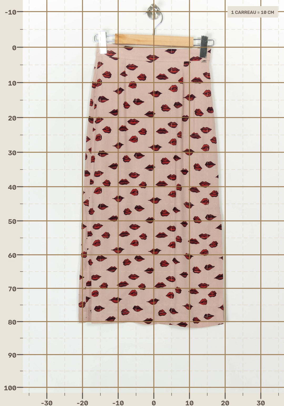 Jupe Longue Rose et Rouge - Taille XS/34 de la marque IKKS | PARAD119224 - Vendu par Paradigme - Image 4