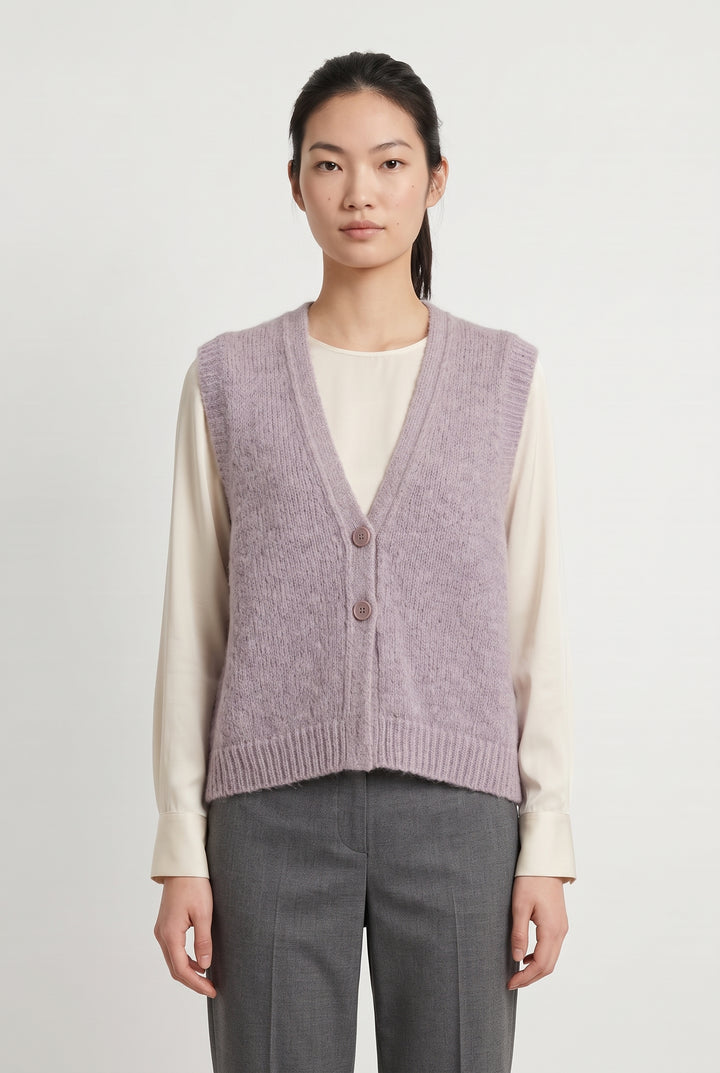 Gilet Violet - Taille S/36 de la marque Sud express | PARAD119225 - Vendu par Paradigme - Image 1