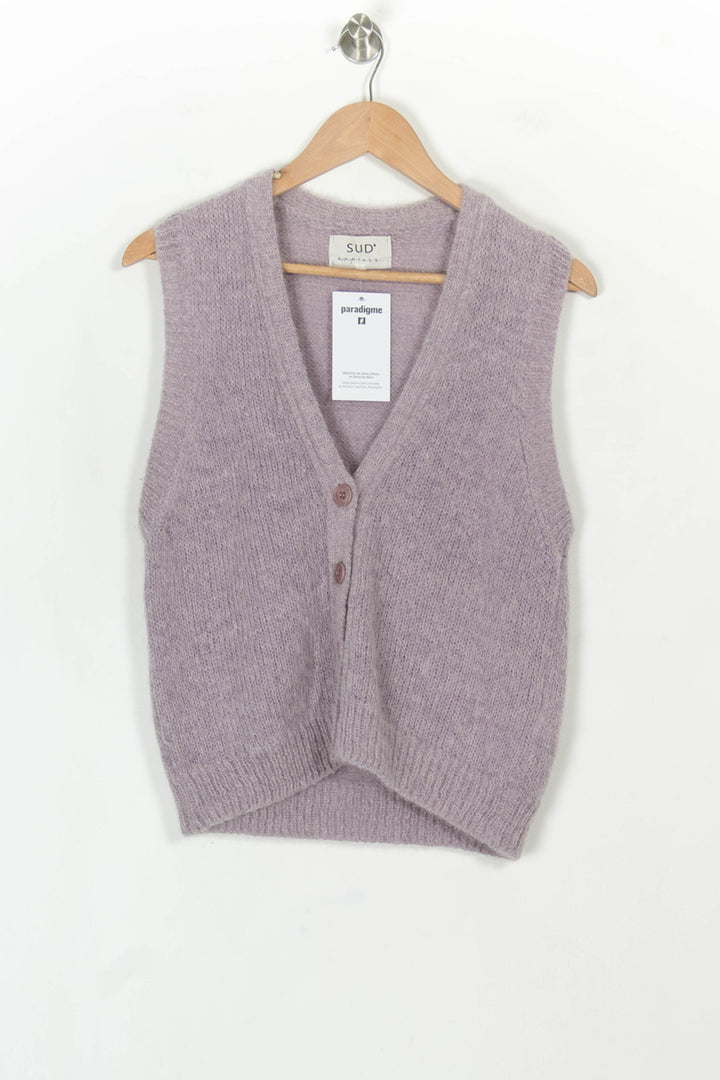 Gilet Violet - Taille S/36 de la marque Sud express | PARAD119225 - Vendu par Paradigme - Image 2