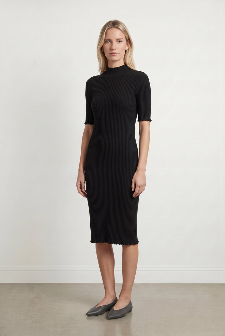 Robe Pull Noire - Taille XS/34 de la marque Petite Mendigote | PARAD119226 - Vendu par Paradigme - Image 1