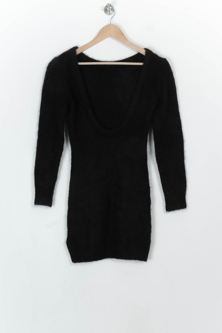 Robe Pull Noire - Taille S/36 de la marque ba&amp;sh | PARAD119227 - Vendu par Paradigme - Image 5