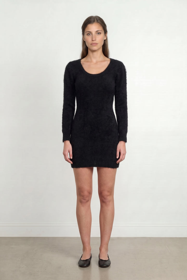 Robe Pull Noire - Taille S/36 de la marque ba&amp;sh | PARAD119227 - Vendu par Paradigme - Image 1
