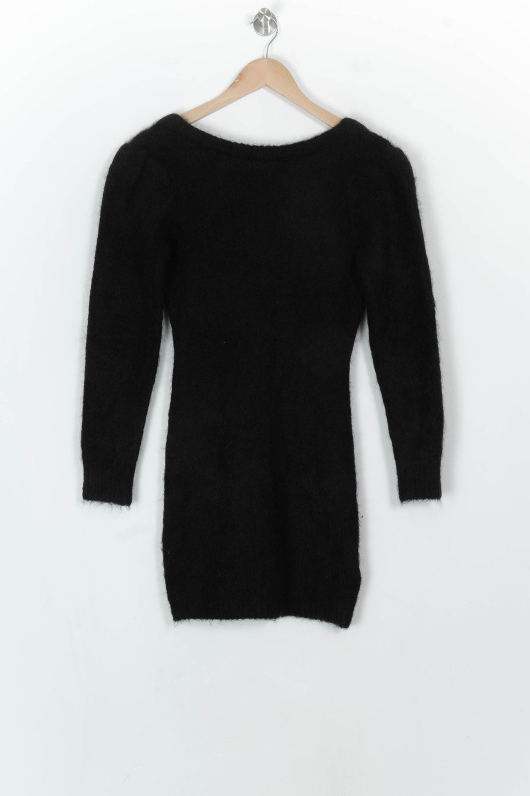Robe Pull Noire - Taille S/36 de la marque ba&amp;sh | PARAD119227 - Vendu par Paradigme - Image 2