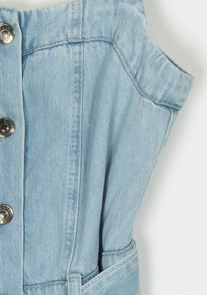 Robe en Jean Bleue - Taille M/38 de la marque ZAPA | PARAD119229 - Vendu par Paradigme - Image 3