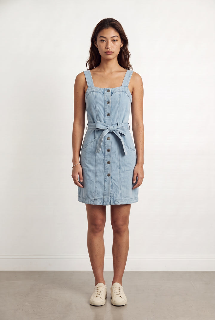 Robe en Jean Bleue - Taille M/38 de la marque ZAPA | PARAD119229 - Vendu par Paradigme - Image 1