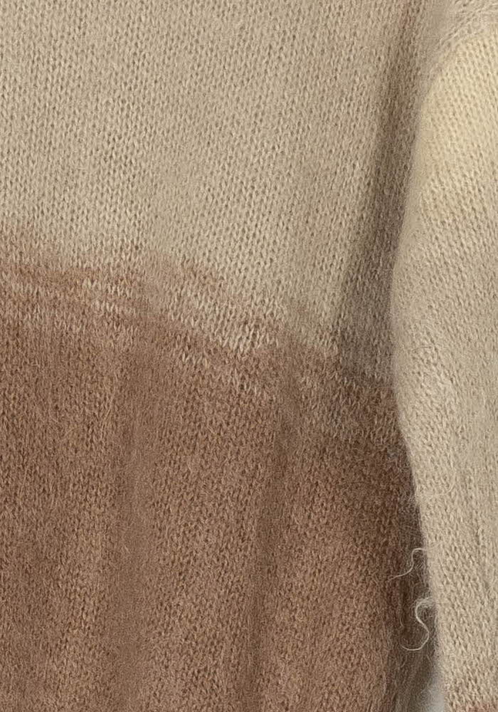Pull Beige et Marron - Taille S/36 de la marque Kookai | PARAD119232 - Vendu par Paradigme - Image 3