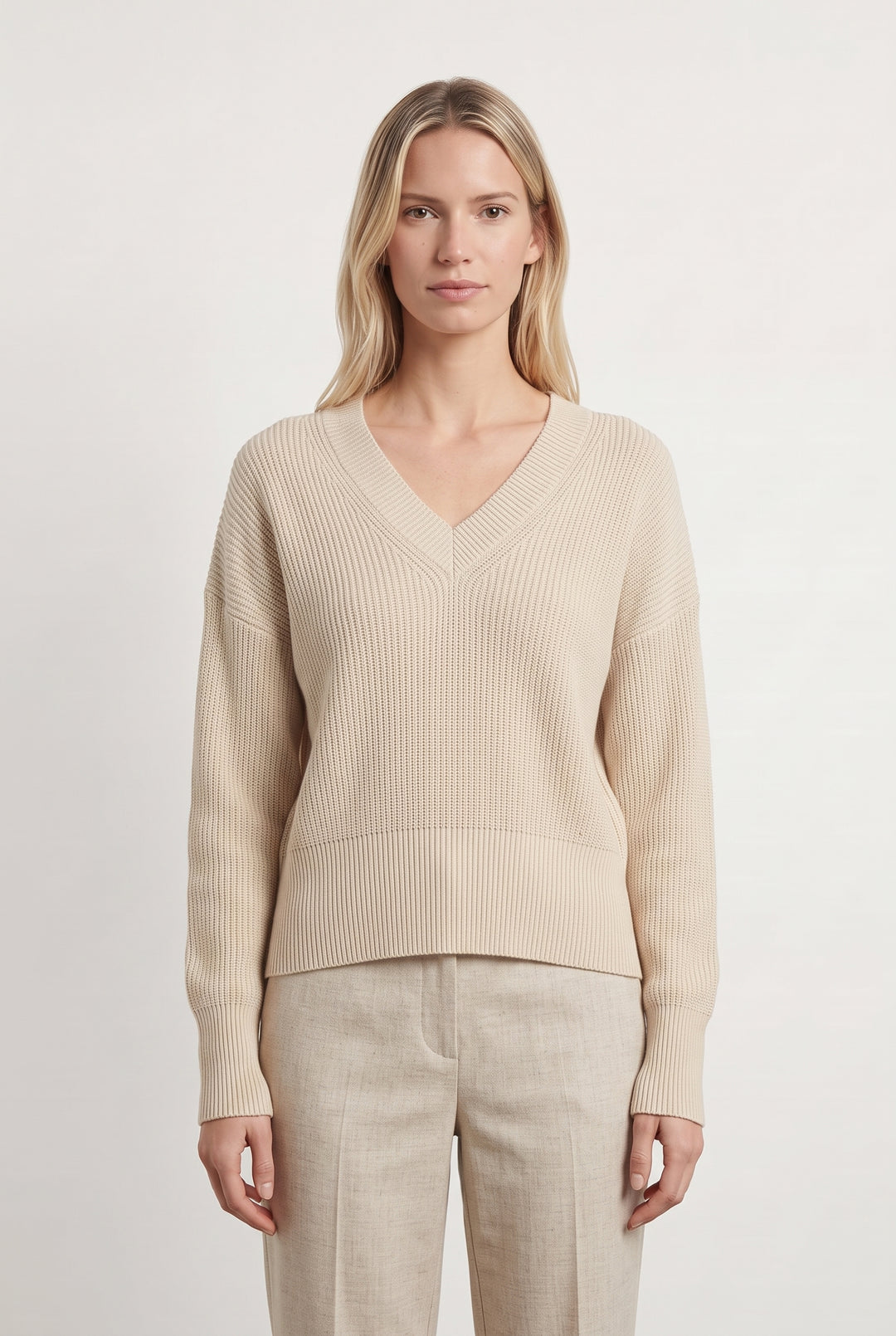 Pull Beige - Taille XS/34 de la marque Kookai | PARAD119233 - Vendu par Paradigme - Image 1