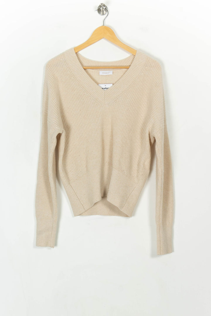 Pull Beige - Taille XS/34 de la marque Kookai | PARAD119233 - Vendu par Paradigme - Image 2