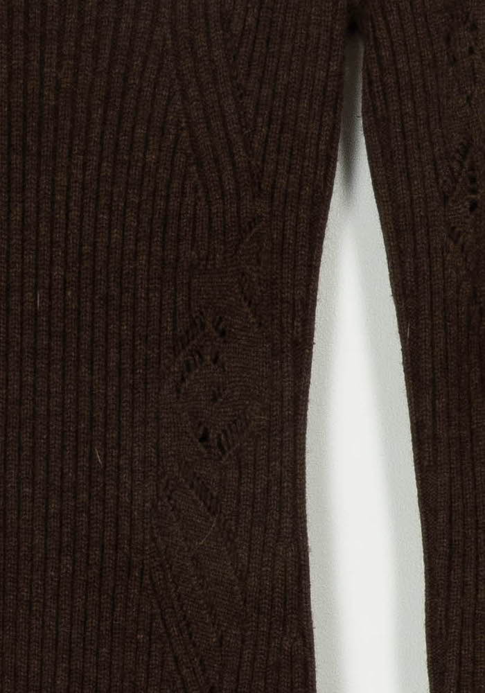 Robe Longue Marron - Taille XS/34 de la marque ba&amp;sh | PARAD119237 - Vendu par Paradigme - Image 3
