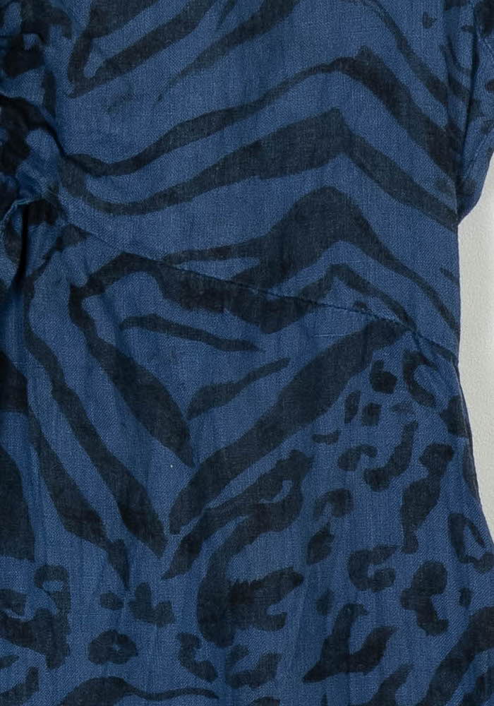 Robe Bleu et Noir - Taille L/40 de la marque La Fée Maraboutée | PARAD119238 - Vendu par Paradigme - Image 3