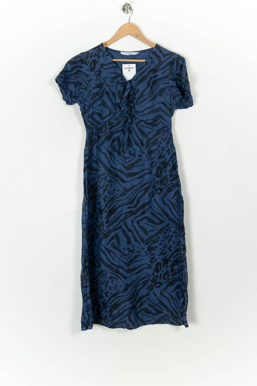Robe Bleu et Noir - Taille L/40 de la marque La Fée Maraboutée | PARAD119238 - Vendu par Paradigme - Image 2