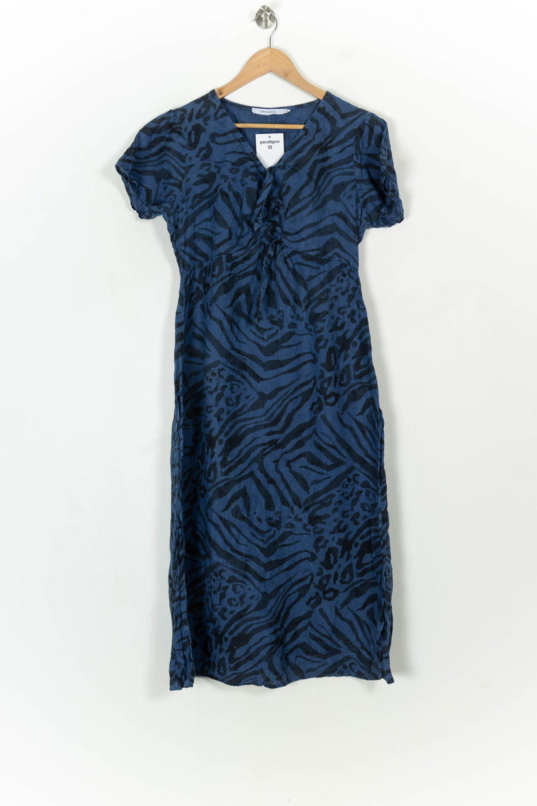 Robe Bleu et Noir - Taille L/40 de la marque La Fée Maraboutée | PARAD119238 - Vendu par Paradigme - Image 2