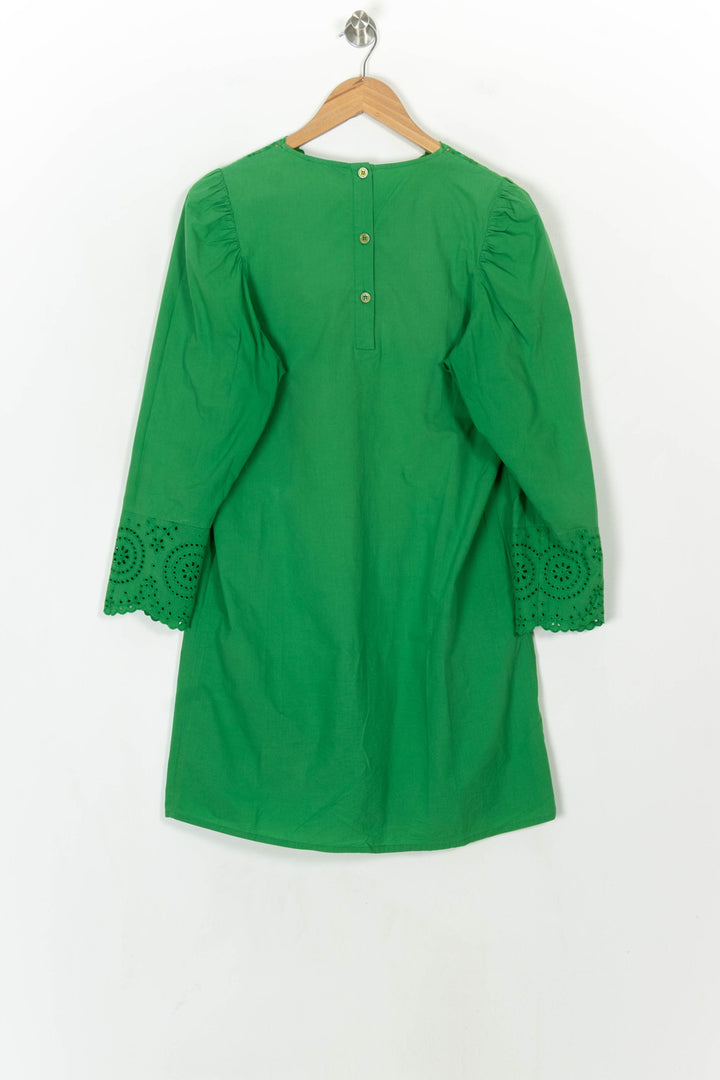 Robe Courte Verte - Taille L/40 de la marque Tara Jarmon | PARAD119239 - Vendu par Paradigme - Image 5