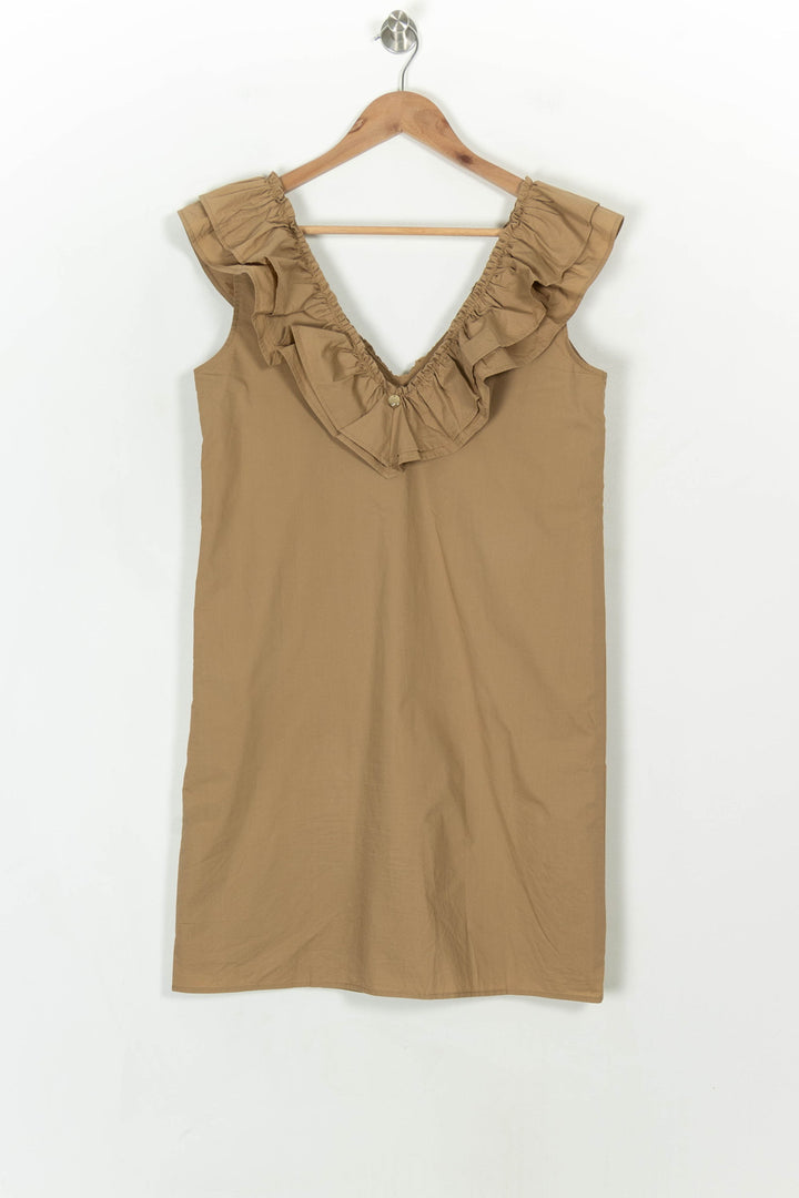 Robe Volantée Beige - Taille M/38 de la marque Liu Jo | PARAD119240 - Vendu par Paradigme - Image 5