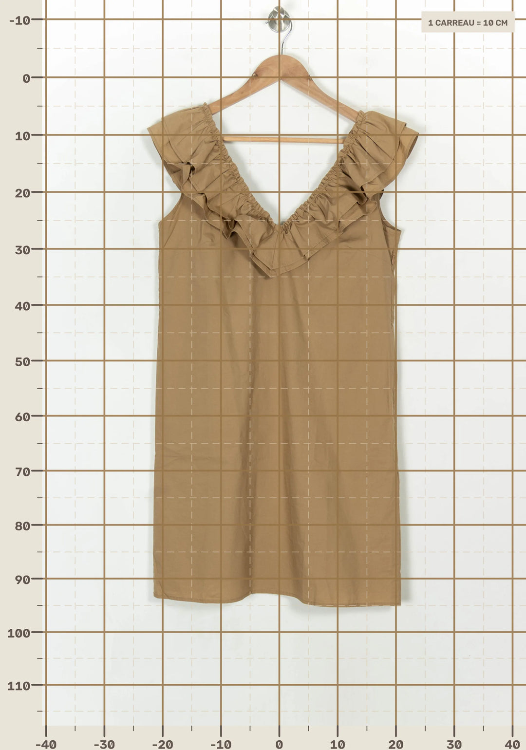 Robe Volantée Beige - Taille M/38 de la marque Liu Jo | PARAD119240 - Vendu par Paradigme - Image 4