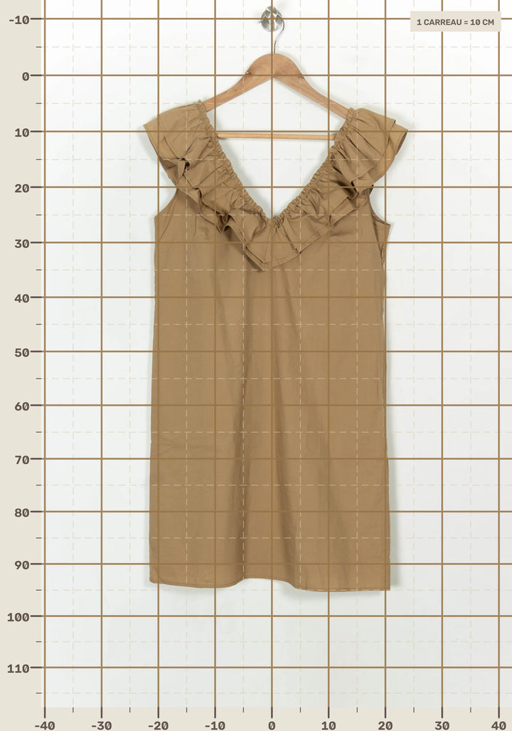 Robe Volantée Beige - Taille M/38 de la marque Liu Jo | PARAD119240 - Vendu par Paradigme - Image 4