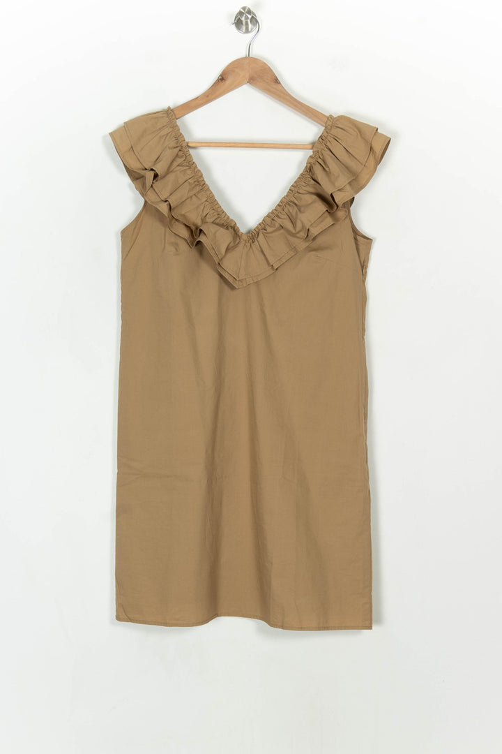 Robe Volantée Beige - Taille M/38 de la marque Liu Jo | PARAD119240 - Vendu par Paradigme - Image 2