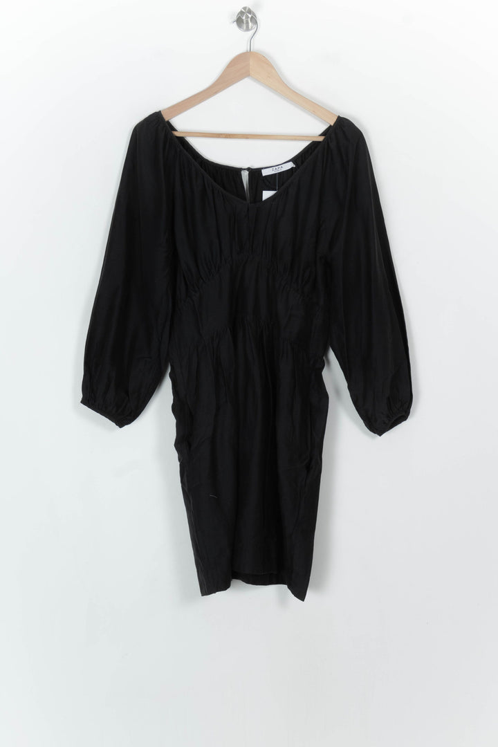 Robe Courte Noire - Taille L/40 de la marque ZAPA | PARAD119241 - Vendu par Paradigme - Image 2