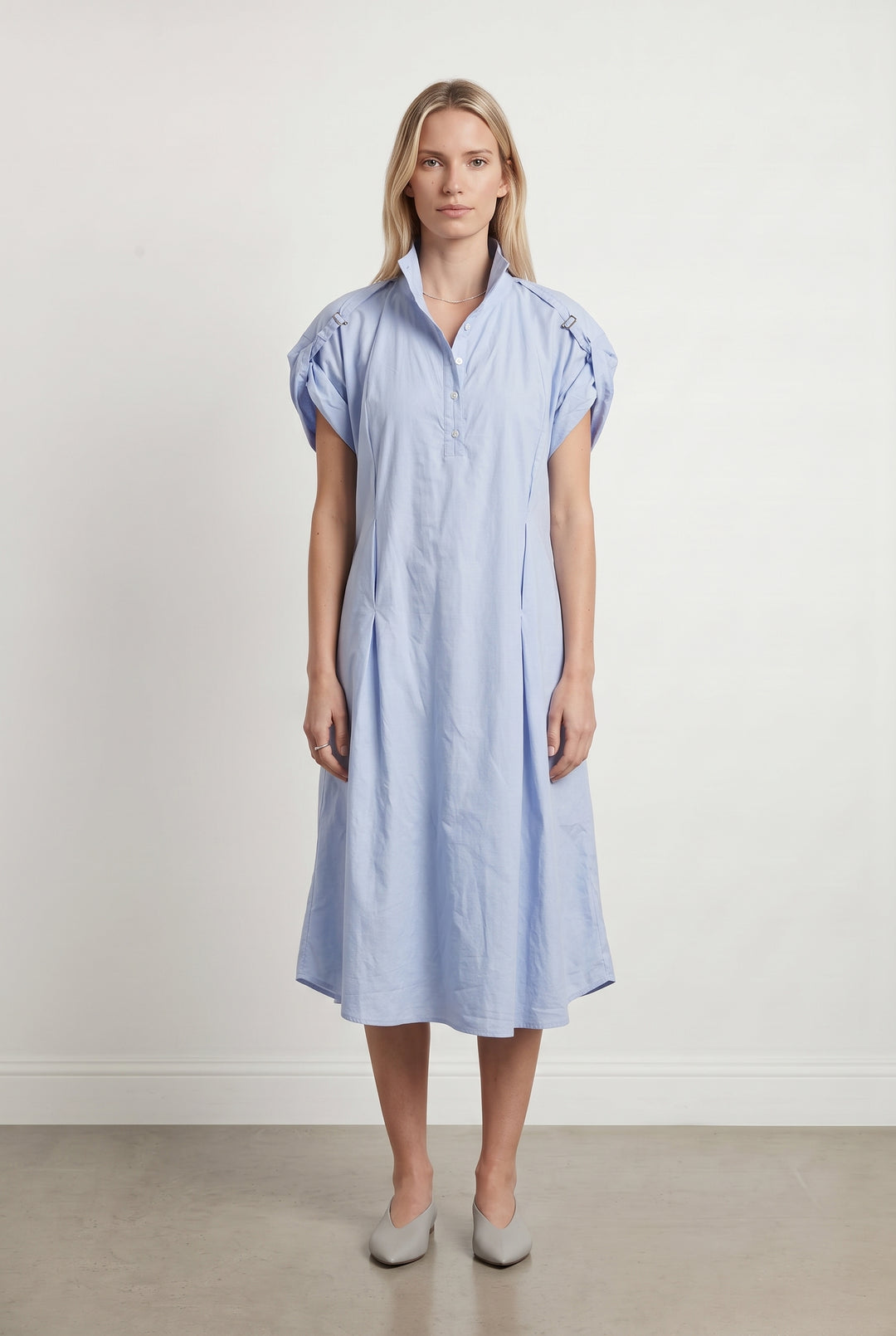 Robe Chemise Bleue - Taille M/38 de la marque Valentine Gauthier | PARAD119242 - Vendu par Paradigme - Image 1