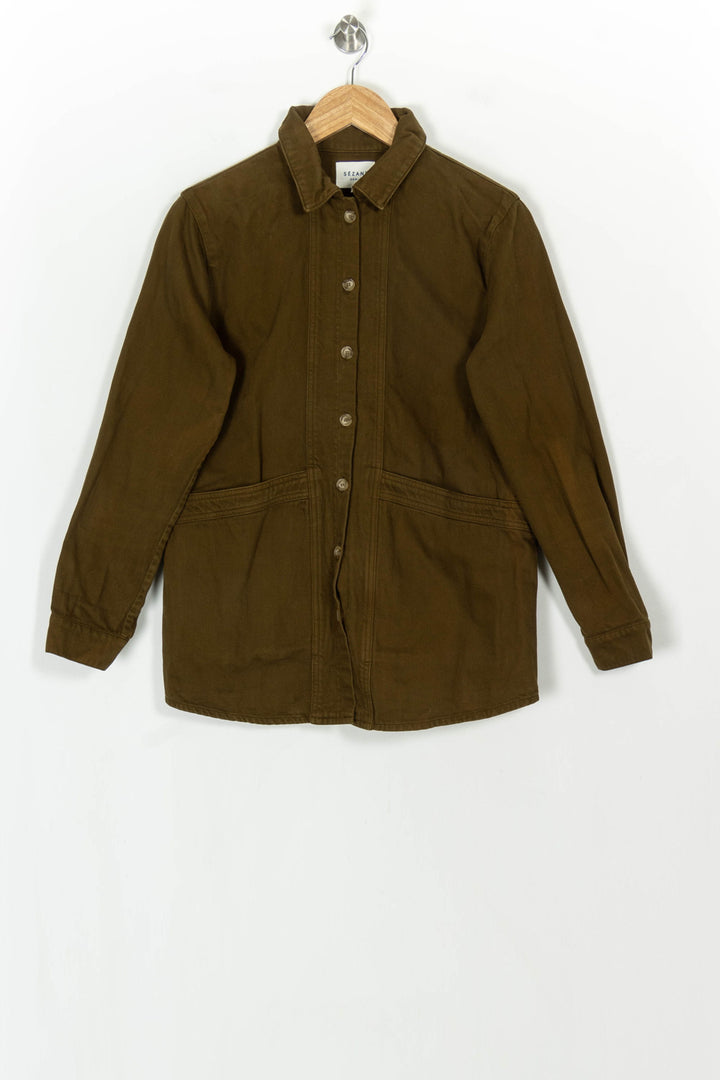 Veste Verte - Taille M/38 de la marque Sézane | PARAD119243 - Vendu par Paradigme - Image 2