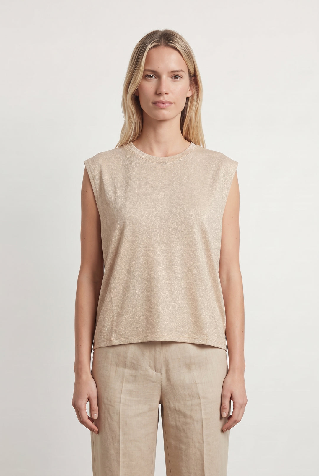 Débardeur Beige - Taille M/38 de la marque Grace &amp; Mila | PARAD119244 - Vendu par Paradigme - Image 1