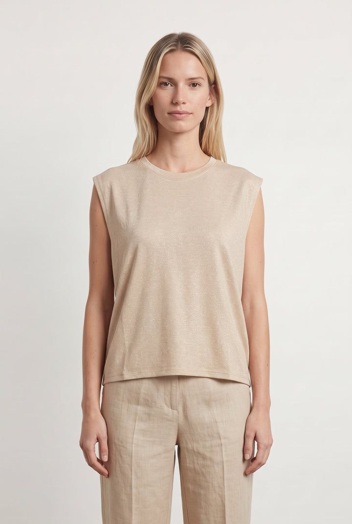Débardeur Beige - Taille M/38 de la marque Grace &amp; Mila | PARAD119244 - Vendu par Paradigme - Image 1