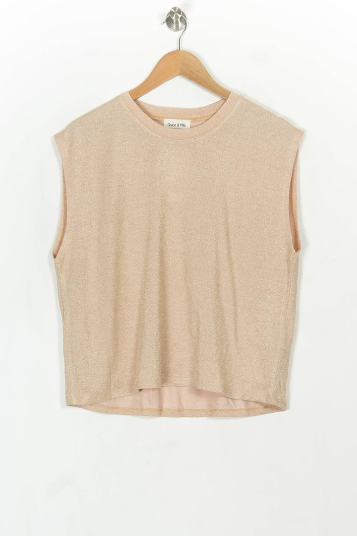 Débardeur Beige - Taille M/38 de la marque Grace &amp; Mila | PARAD119244 - Vendu par Paradigme - Image 2