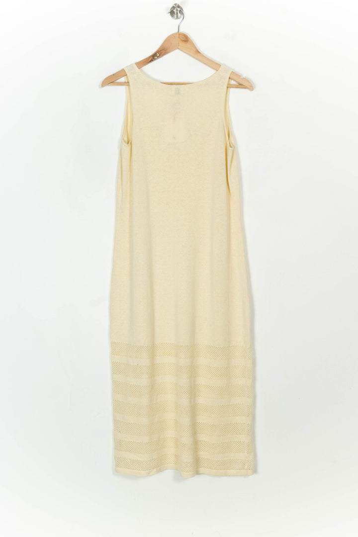 Robe Sans Manches Beige - Taille M/38 de la marque Ines de la Fressange Paris | PARAD119245 - Vendu par Paradigme - Image 5