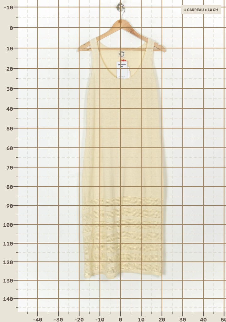 Robe Sans Manches Beige - Taille M/38 de la marque Ines de la Fressange Paris | PARAD119245 - Vendu par Paradigme - Image 4