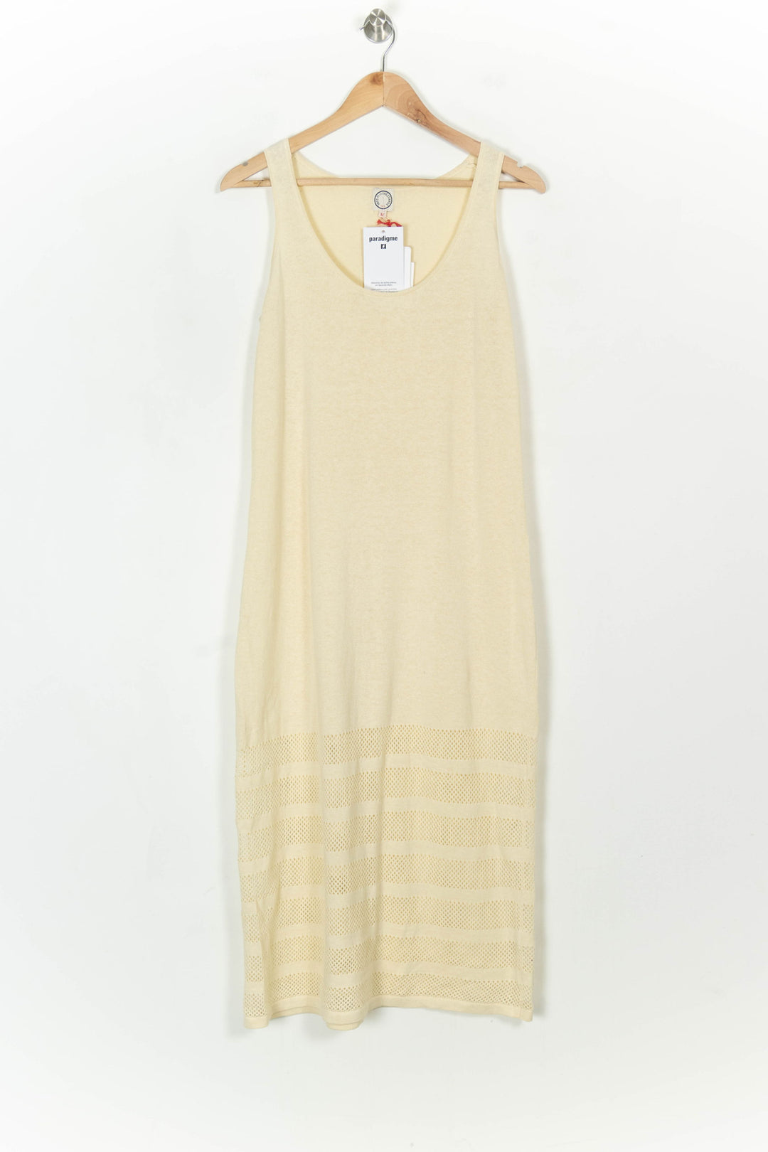 Robe Sans Manches Beige - Taille M/38 de la marque Ines de la Fressange Paris | PARAD119245 - Vendu par Paradigme - Image 2
