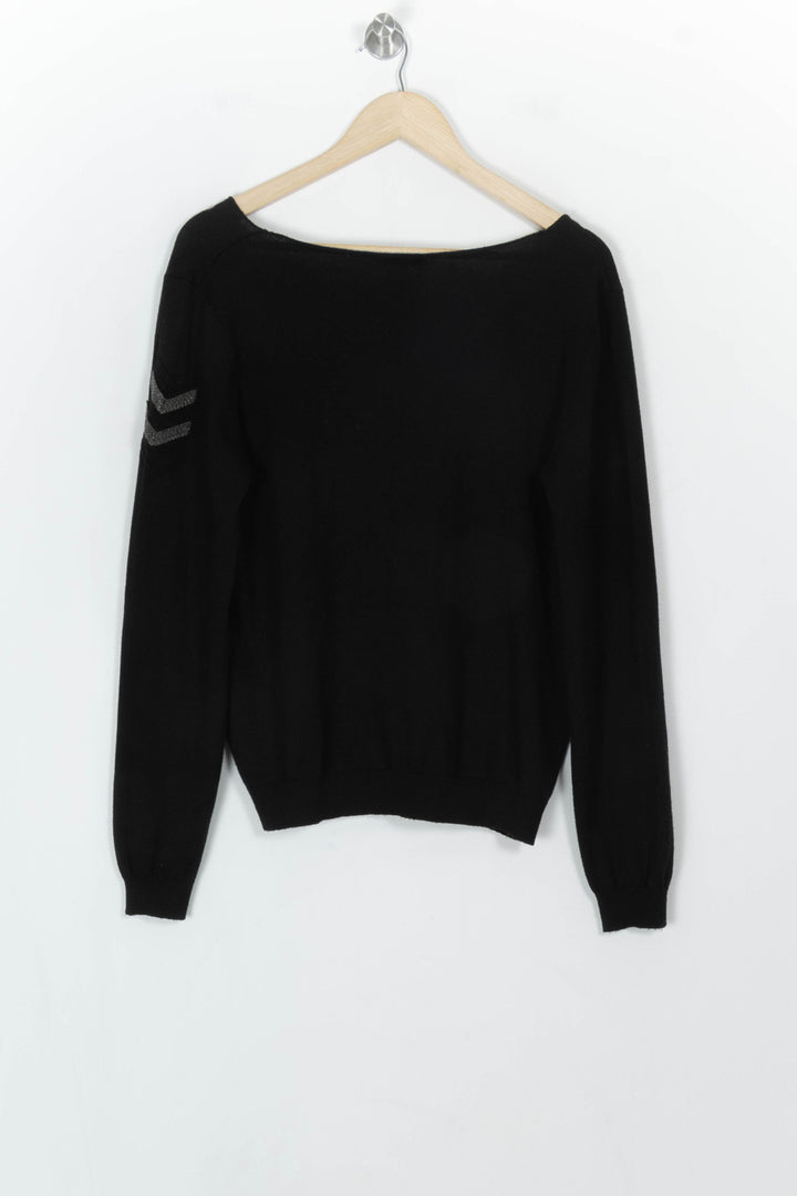 Pull Noir - Taille L/40 de la marque IKKS | PARAD119250 - Vendu par Paradigme - Image 5