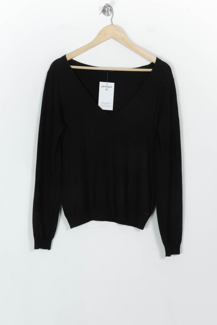 Pull Noir - Taille L/40 de la marque IKKS | PARAD119250 - Vendu par Paradigme - Image 2