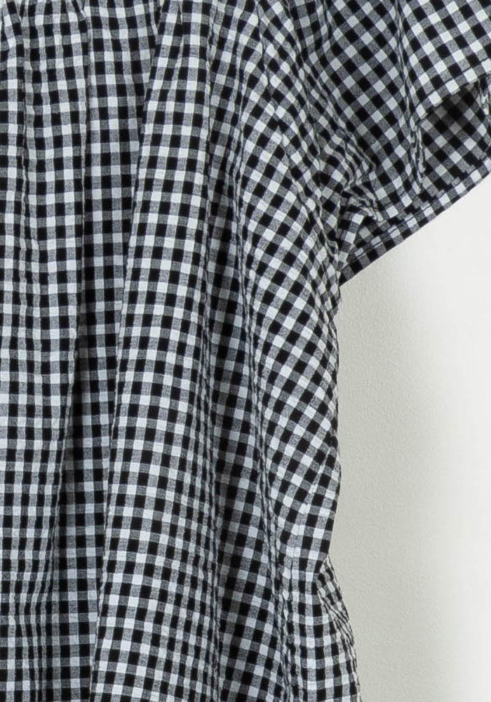 Blouse Noire et Blanche - Taille S/36 de la marque La Fée Maraboutée | PARAD119255 - Vendu par Paradigme - Image 3