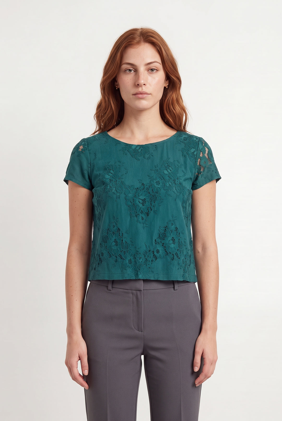 Blouse Verte - Taille M/38 de la marque La Fée Maraboutée | PARAD119256 - Vendu par Paradigme - Image 1