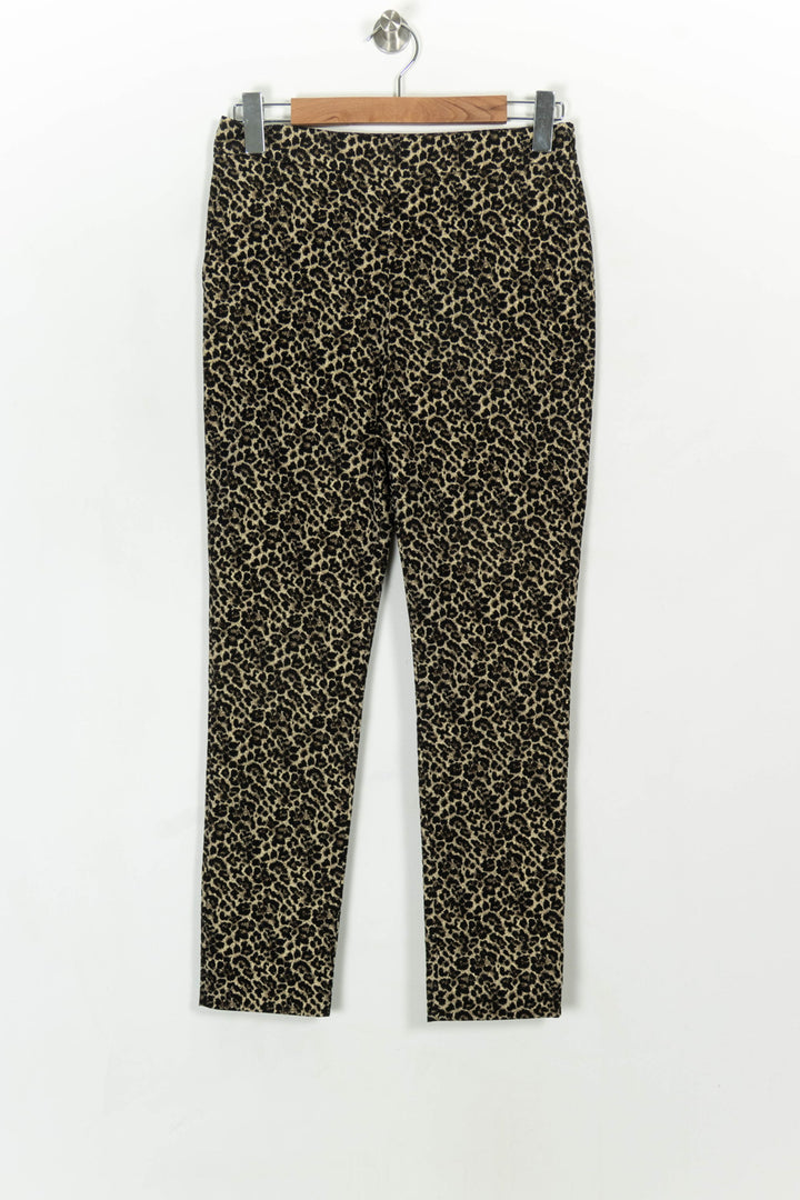 Pantalon Léopard Beige et Noir - Taille M/38 de la marque Sézane | PARAD119259 - Vendu par Paradigme - Image 2