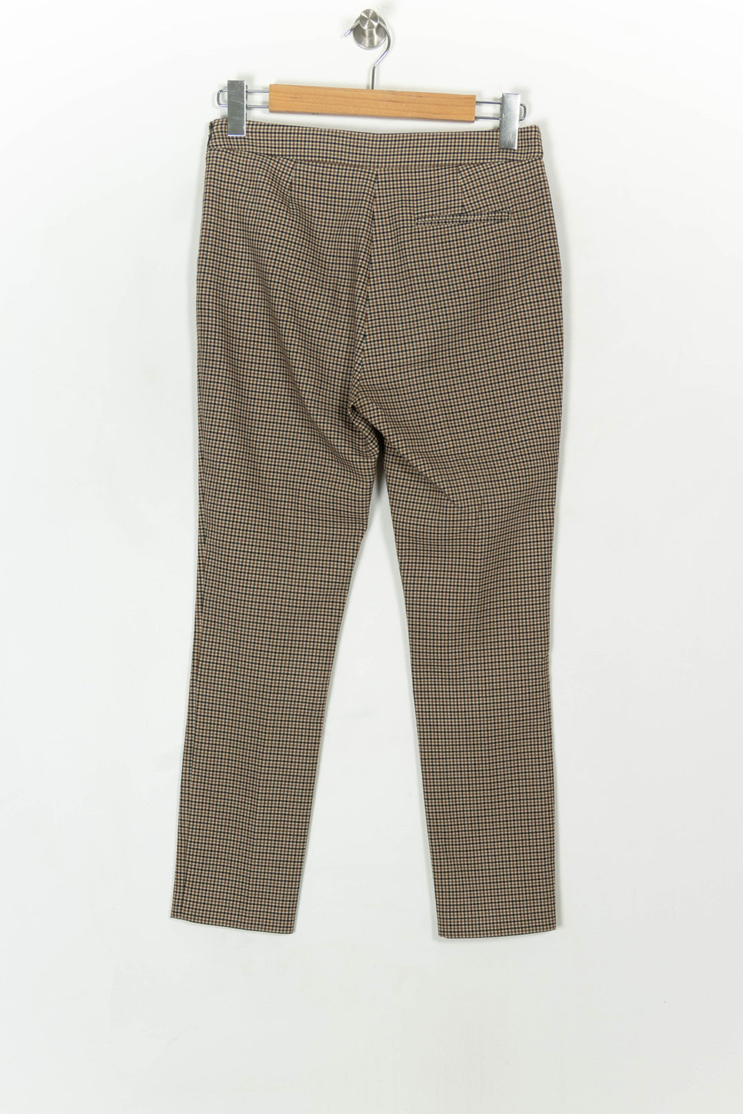 Pantalon Carreaux Marron et Noir - Taille M/38 de la marque Sézane | PARAD119260 - Vendu par Paradigme - Image 5